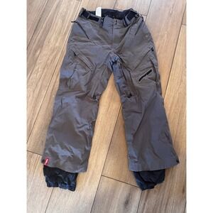 Bonfire Snowboarding Company Fusion Series Mens Gray Snow Pants Size Large L